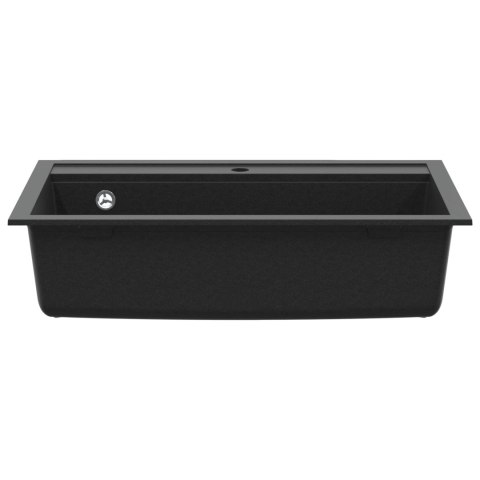 Zlew Czarny 795 x 505 mm Granit