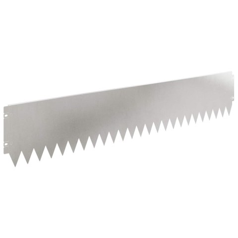 Krawężnik do trawnika 20 pcs 103 x 20 cm Stal srebrny