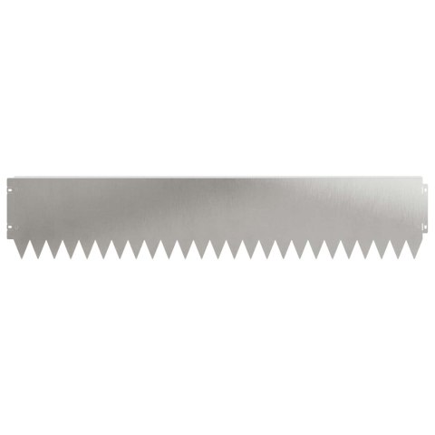 Krawężnik do trawnika 20 pcs 103 x 20 cm Stal srebrny