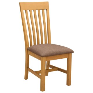 Krzesło jadalniane 2 pcs Dąb lite Szary 45 x 59,5 x 100 cm