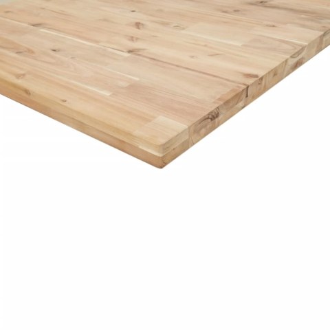 Półki ścienne, 3 szt., 120x40x4 cm, surowe lite drewno akacjowe