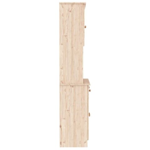 Kredens ALTA, 77x35x165 cm, lite drewno sosnowe