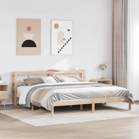 Rama łóżka bez materaca, 180x200 cm, lite drewno sosnowe