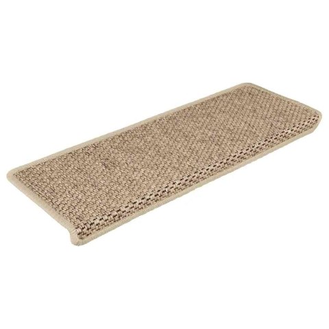 Maty na schody samoprzylepne sizal-look 30 szt. 65x21x4 cm