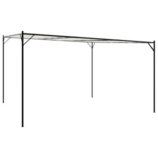 VidaXL Altana, biała, 4x4 m, 180 g/m², tkanina i stal