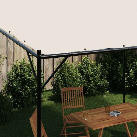 Altana, biała, 4x4 m, 180 g/m², tkanina i stal