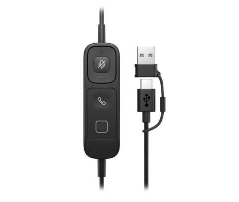 Słuchawki przewodowe HP Poly Mission 425 Stereo USB Wired Headset
