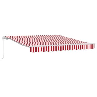 Markiza wysuwana Czerwony i Biały 300 x 250 cm