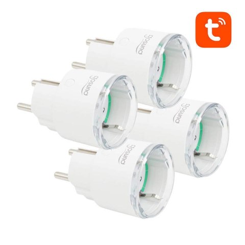 Gniazdko smart GOSUND SP111 16A 3680W Wi-Fi Tuya 4-pak