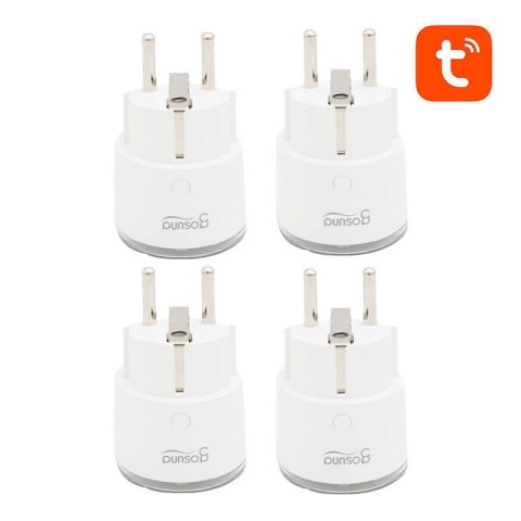 Gniazdko smart GOSUND SP111 16A 3680W Wi-Fi Tuya 4-pak