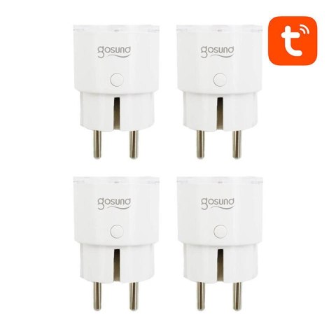Gniazdko smart GOSUND SP111 16A 3680W Wi-Fi Tuya 4-pak