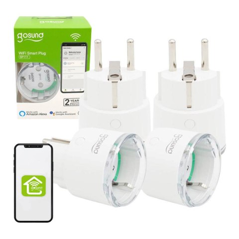 Gniazdko smart GOSUND SP111 16A 3680W Wi-Fi Tuya 4-pak