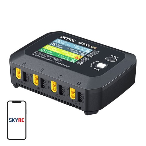 Wielofunkcyjna inteligentna ładowarka SkyRC Q100neo AC/DC