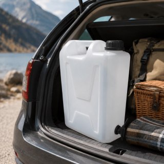 Kanister na wodę pitną z dolnym kranikiem, tworzywo HDPE, 12L