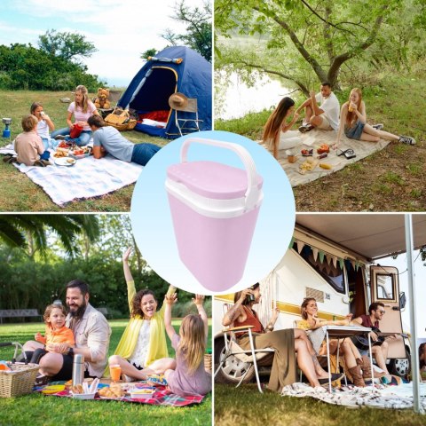 Lodówka GIOSTYLE 12L Jasnoróżowa Kamai