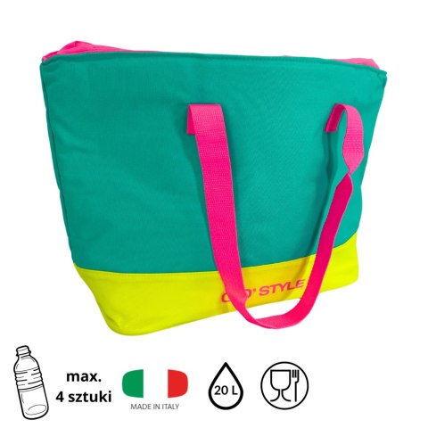 Torba plażowa Kamai Gio Style, w kolorze zielonym, pojemność 20L