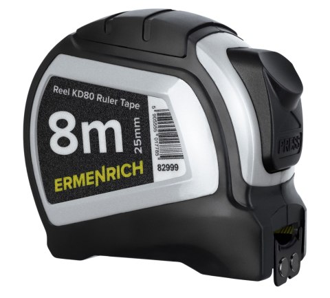 Taśma miernicza Ermenrich Reel KD80