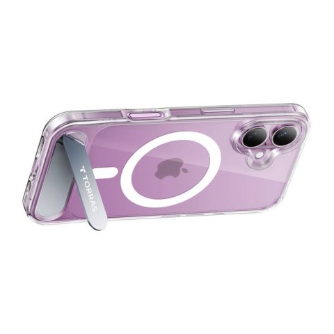 Etui TORRAS Pstand Series do iPhone 16 (przezroczyste)