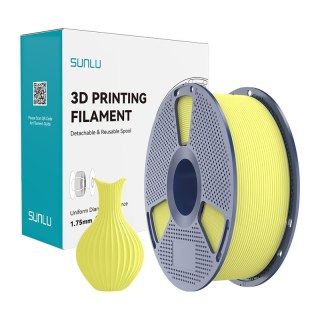 Filament SUNLU PLA Classic 1.75mm 1kg (cytrynowy)
