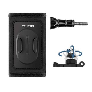 Mocowanie na pasek plecaka TELESIN J-hook 360°