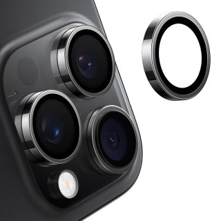 Szkło hartowane TORRAS Lensguard na aparat iPhone 16/16 Plus (czarne)