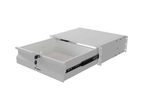 LANBERG SZUFLADA DO SZAF 19" 3U 360MM SZARA
