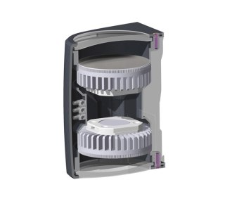Oprawa elewacyjna MARTA 160-2L FROSTED Fumagalli GX53 LED CCT 2x10W 192 mm 3000K/4000K/6500K SET IP55 góra/dół 230V biały / twor