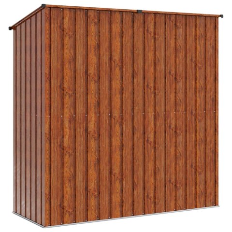 Schowki ogrodowe Brązowy 203 x 85,5 x 200 cm Metal