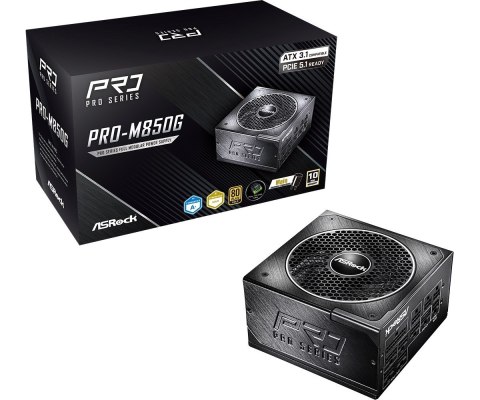 Zasilacz Asrock PRO-M850G 850W 80 PLUS Gold