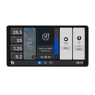 Podwójny panel sterowania Shelly Wall Display X2 WiFi/BLU (biały)