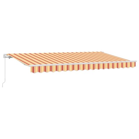 Markiza wysuwana Żółty 400 x 200 cm tkanina