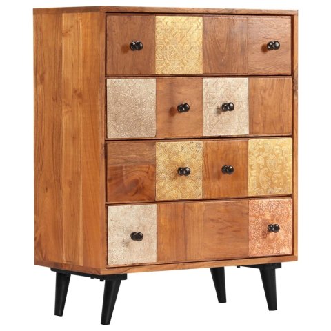 Komoda z litego drewna akacjowego, 60x30x75 cm