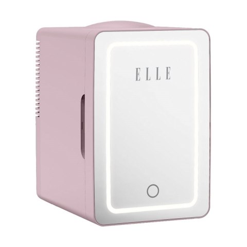 Mini lodówka z lusterkiem do makijażu LED ELLE Home ESDAFX08PUEU 8L fioletowa