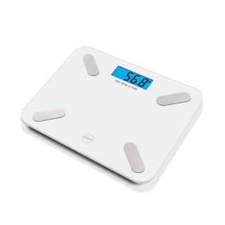 ELDOM INTELIGENTNA WAGA OSOBOWA TWO 550B ULLIE POMIAR TKANKI TŁUSZCZOWEJ,MIĘŚNIWEJ ,BMI,WODY W ORGANIŹMIE ,DEDYKOWANA APP.