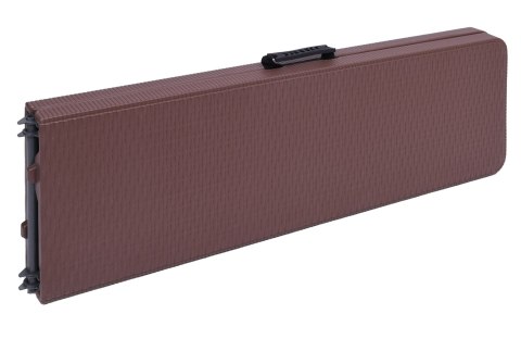 Zestaw cateringowy RATTAN BRĄZ stół 180 cm + 2 ławki