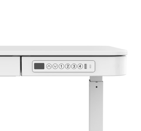 Biurko ACTIVEJET z el.reg.wys. 120x60 ET119S biały