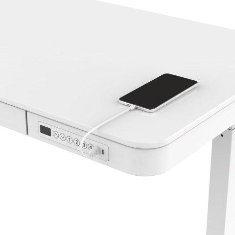 Biurko ACTIVEJET z el.reg.wys. 120x60 ET119S biały