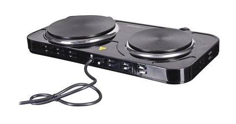 ESPERANZA KUCHENKA ELEKTRYCZNA YELLOWSTONE 1500W + 1000W CZARNA EKH014K (WYPRZEDAŻ)