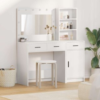Toaletka 2 szt. Biały 78,5 x 41 x 135 cm Drewno inżynieryjne