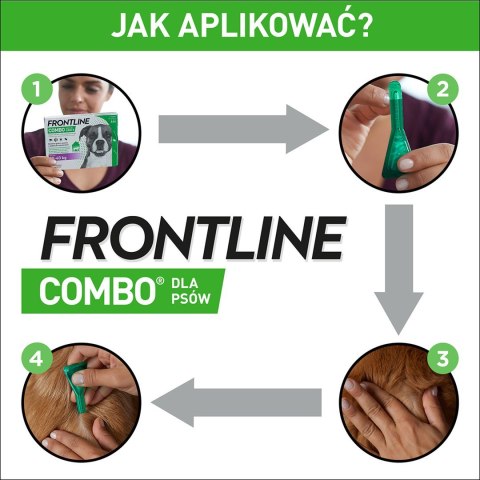 FRONTLINE Combo Spot-on L - Krople przeciw pasożytom dla psa - 3 x 2,68 ml