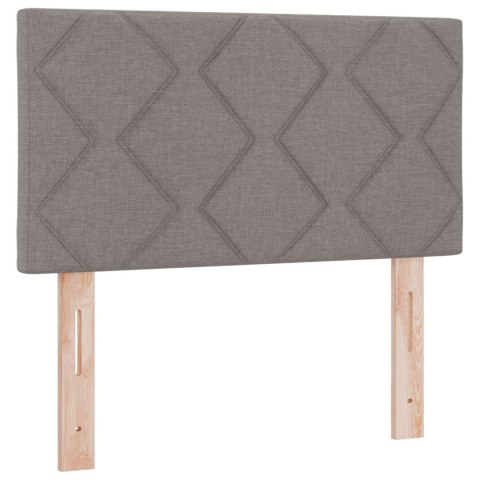 Łóżko Box Spring z materacem i LED Ciemnoszary 120 x 190 cm