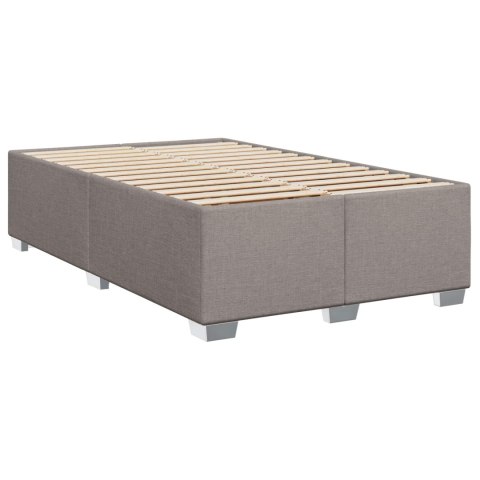Łóżko Box Spring z materacem i LED Ciemnoszary 120 x 190 cm