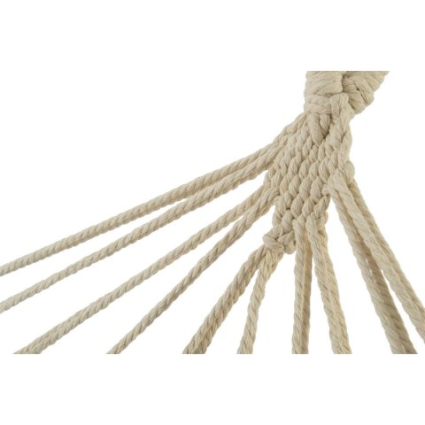 HAMAK OGRODOWY 2 OSOBOWY 200X147CM Z DRĄŻKIEM ETNO CZARNO-BIAŁY 1031262
