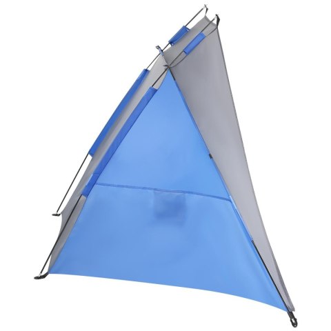 NAMIOT OSŁONA PLAŻOWA SUN 200x120x120cm SZARO-NIEBIESKA ENERO CAMP