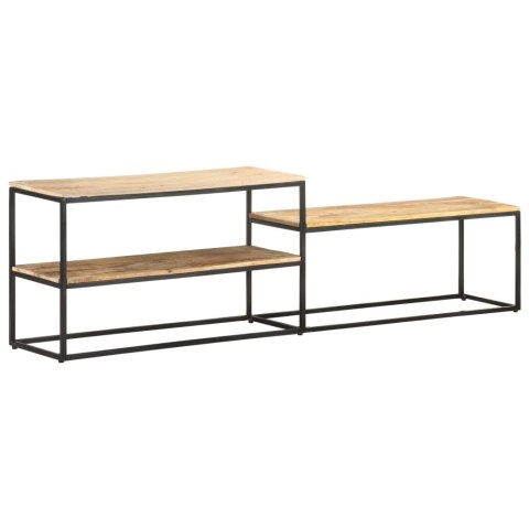 Szafka pod telewizor, 180x30x50 cm, surowe drewno mango