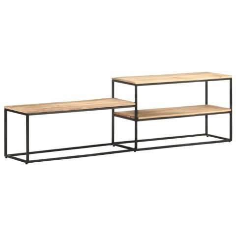 Szafka pod telewizor, 180x30x50 cm, surowe drewno mango