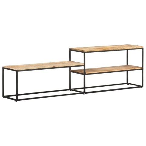 Szafka pod telewizor, 180x30x50 cm, surowe drewno mango