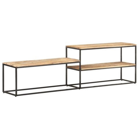 Szafka pod telewizor, 180x30x50 cm, surowe drewno mango