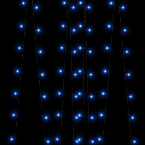 Solarne lampki dekoracyjne, 5 szt., 5x200 LED, niebieskie