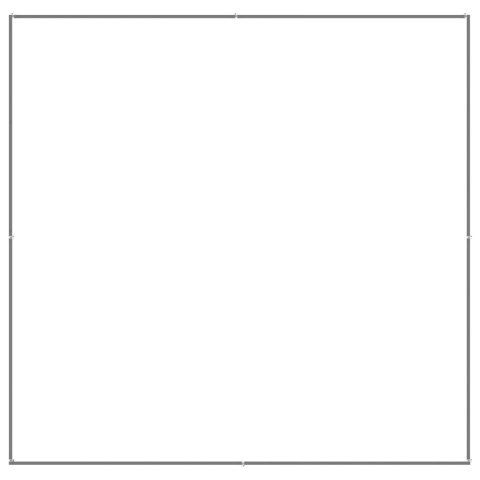 Kojec dla psa, srebrny, 4 m², stalowy